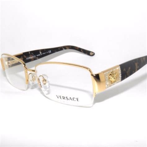 do versace glasses have real gold|eyeglasses versace glasses on face.